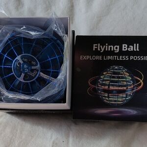 Blue Flying Ball Toy